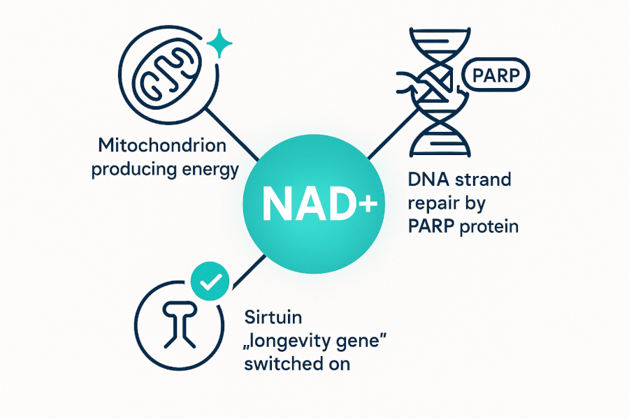 The Three Core Cellular Functions of NAD+ The Three Core Cellular Functions of NAD+