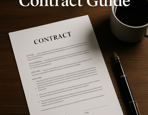 A clear flowchart showing the four key steps to enforcing a freelance contract when a client breaches the agreement, from communication to legal action.
