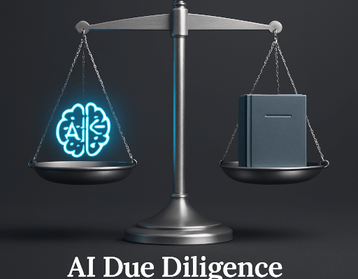 Illustration of a lawyer validating AI-generated content on a screen, symbolizing the essential human oversight and verification step in legal AI workflows.